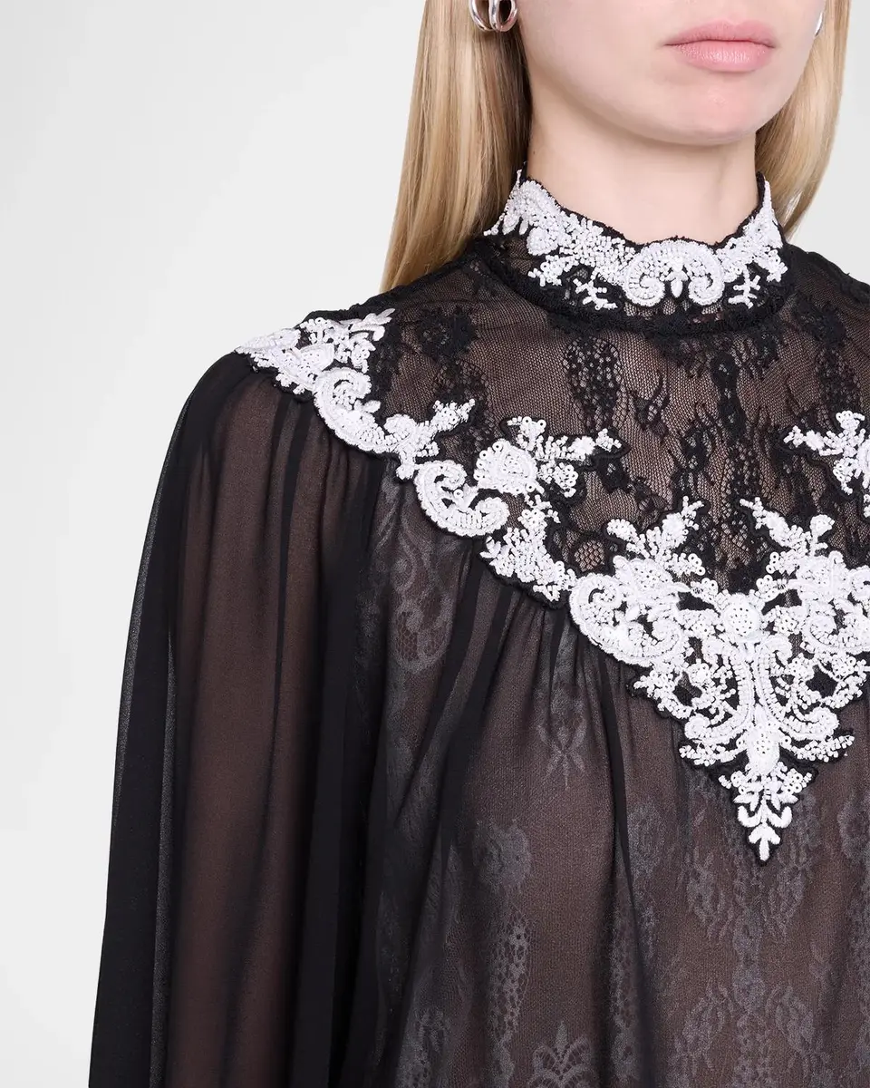 Kobi Halperin Teagan Lace-Embroidered Blouse | Thumbnail 5