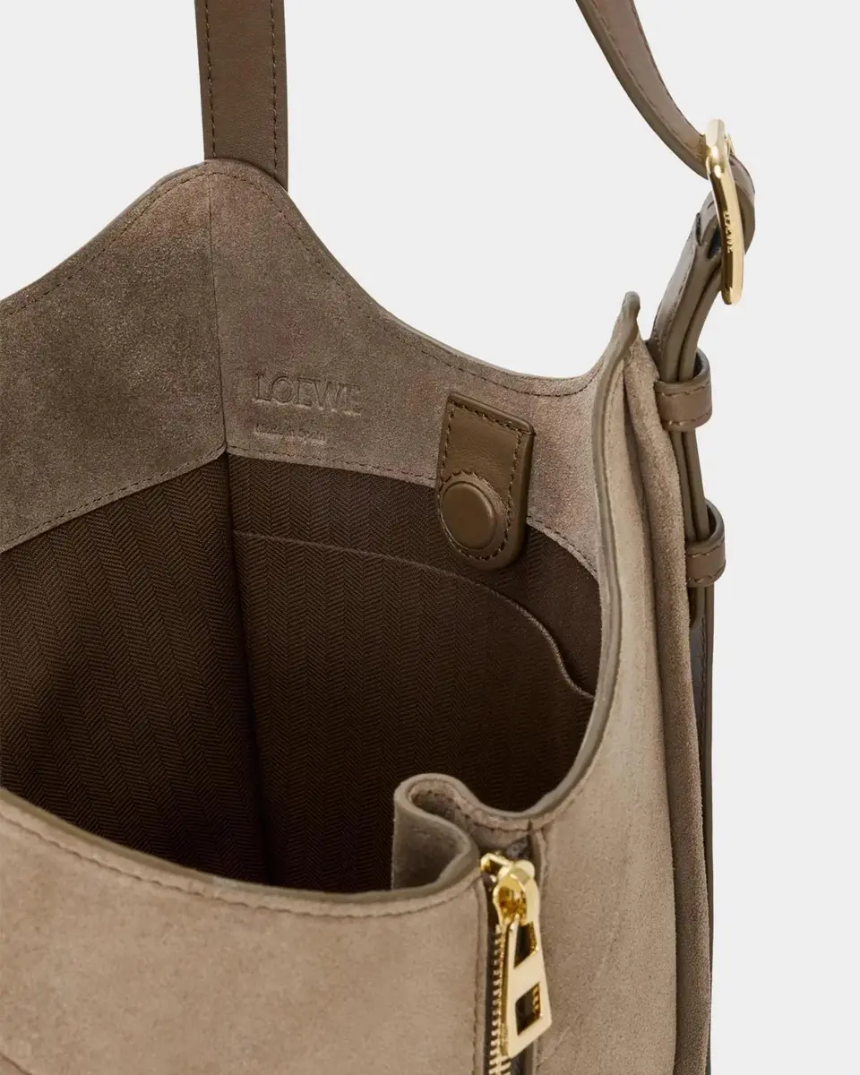 Loewe Hammock Flip Suede Top-Handle Bag | Thumbnail 3 Loewe Hammock Flip Suede Top-Handle Bag | Thumbnail 3
