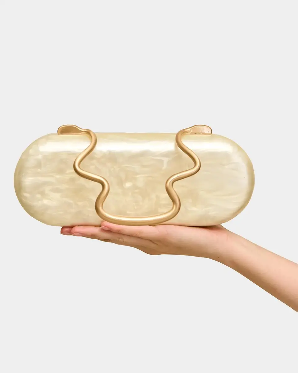 Cult Gaia Ilaria Pearlized Acrylic Clutch Bag | Thumbnail 5 Cult Gaia Ilaria Pearlized Acrylic Clutch Bag | Thumbnail 5