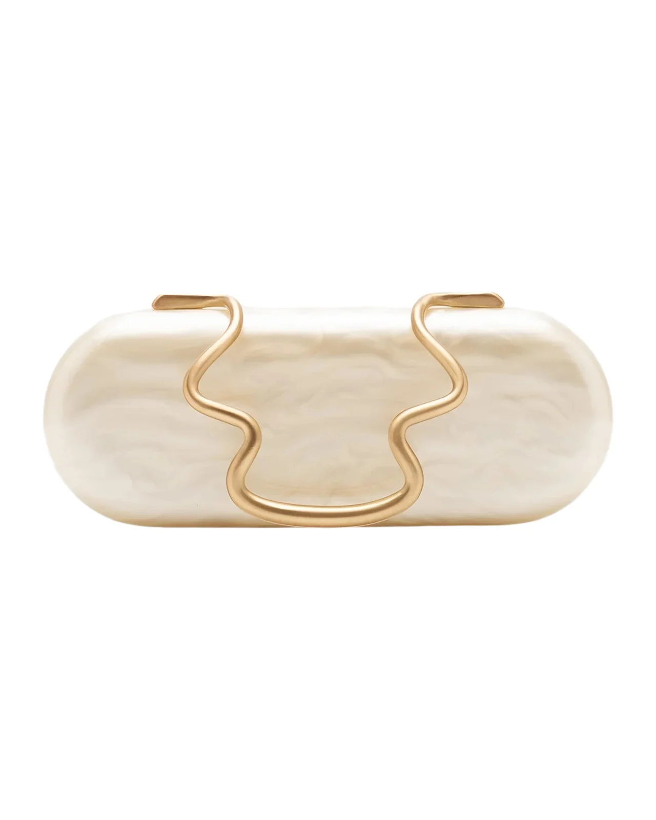 Ilaria Pearlized Acrylic Clutch Bag Ilaria Pearlized Acrylic Clutch Bag