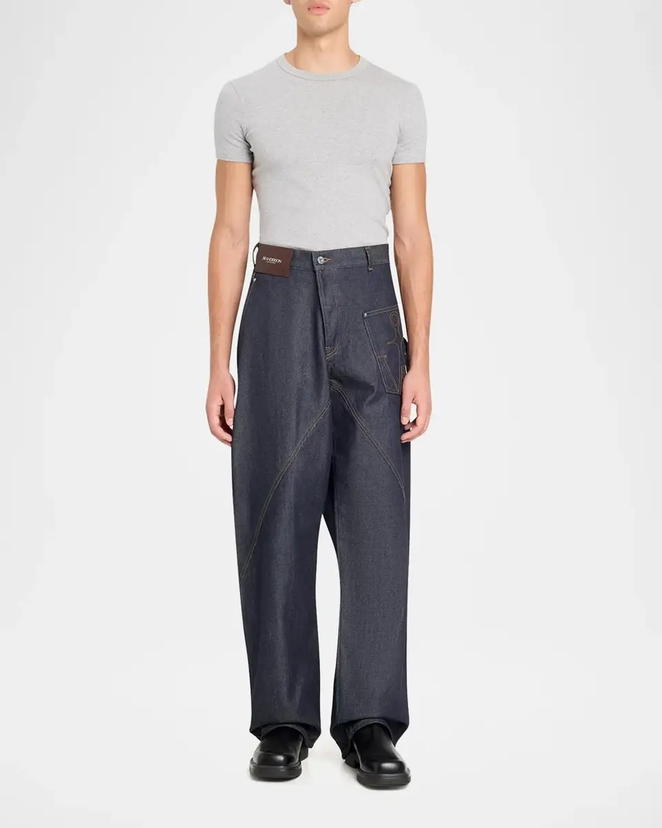 JW Anderson Turn-Up-Cuff Workwear Jeans | Thumbnail 2 JW Anderson Turn-Up-Cuff Workwear Jeans | Thumbnail 2