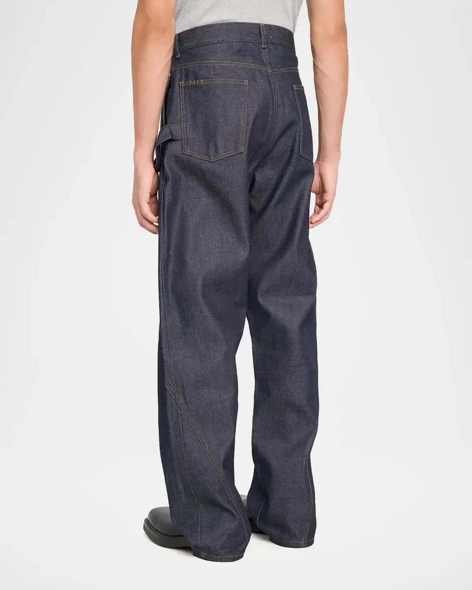 JW Anderson Turn-Up-Cuff Workwear Jeans | Thumbnail 3 JW Anderson Turn-Up-Cuff Workwear Jeans | Thumbnail 3