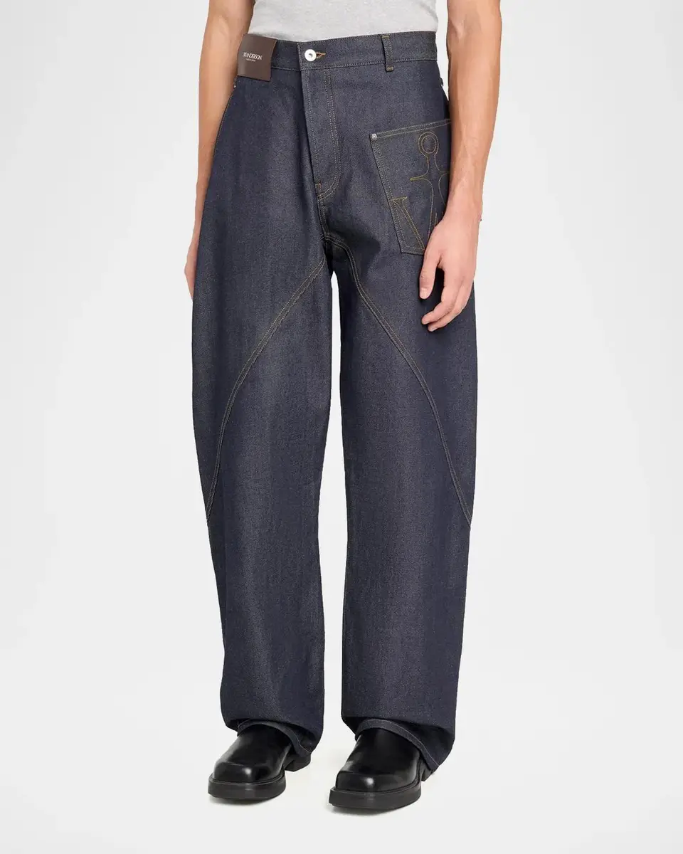 JW Anderson Turn-Up-Cuff Workwear Jeans | Thumbnail 4 JW Anderson Turn-Up-Cuff Workwear Jeans | Thumbnail 4