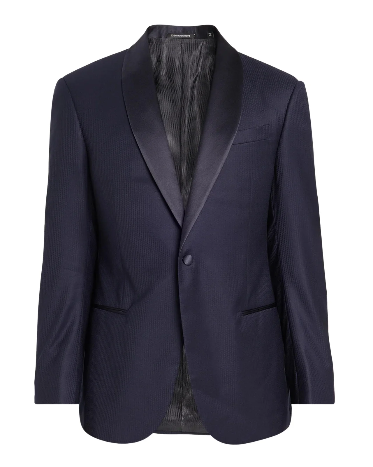 Emporio Armani Men's Textured Virgin Wool-Blend Blazer