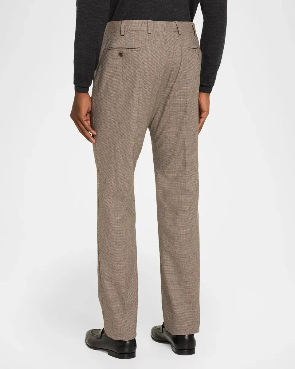 Emporio Armani Men's Virgin Wool-Blend Pants | Thumbnail 3