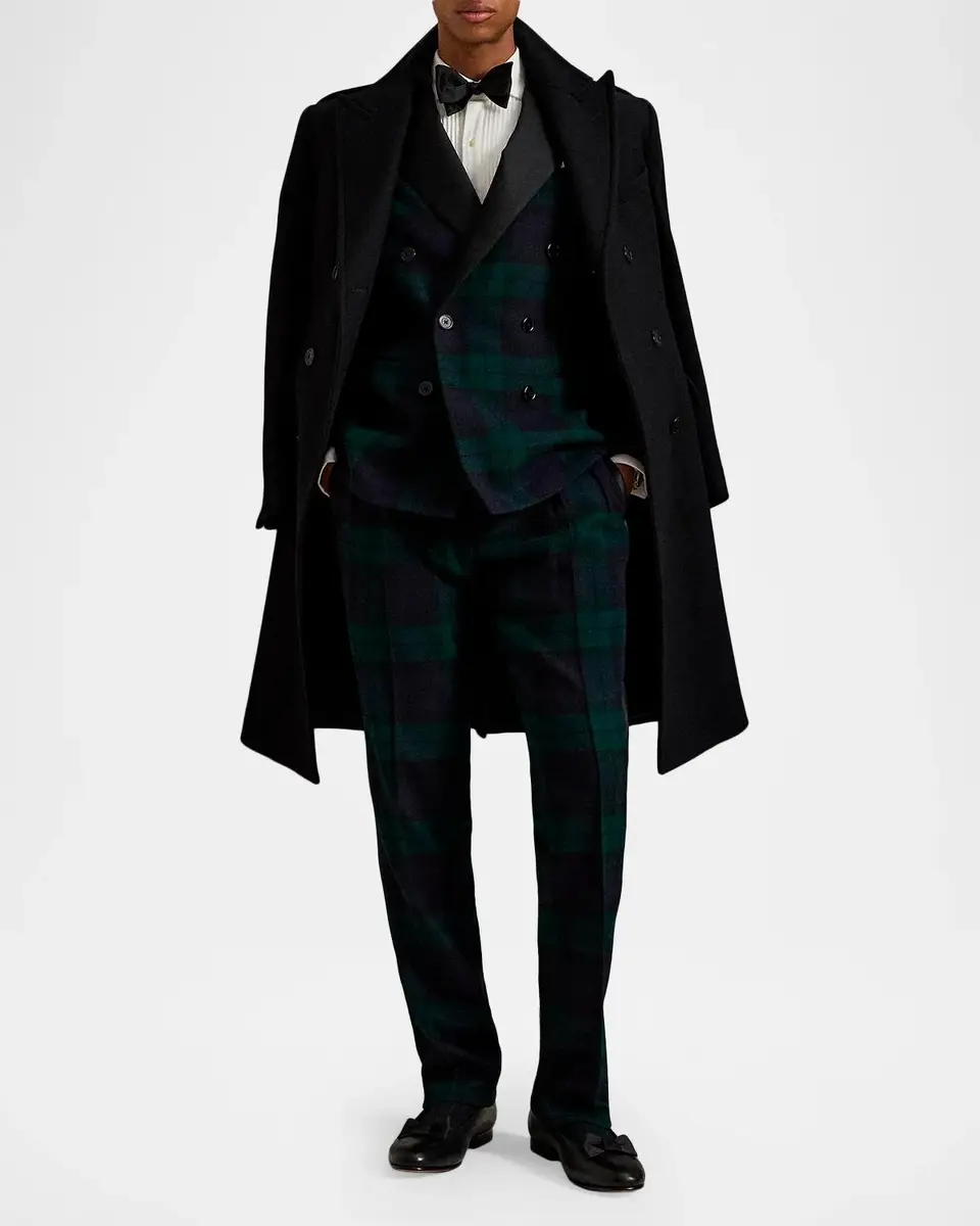 Polo Ralph Lauren Men's Polo Tailored Fit Plaid Tuxedo Jacket | Thumbnail 7 Polo Ralph Lauren Men's Polo Tailored Fit Plaid Tuxedo Jacket | Thumbnail 7