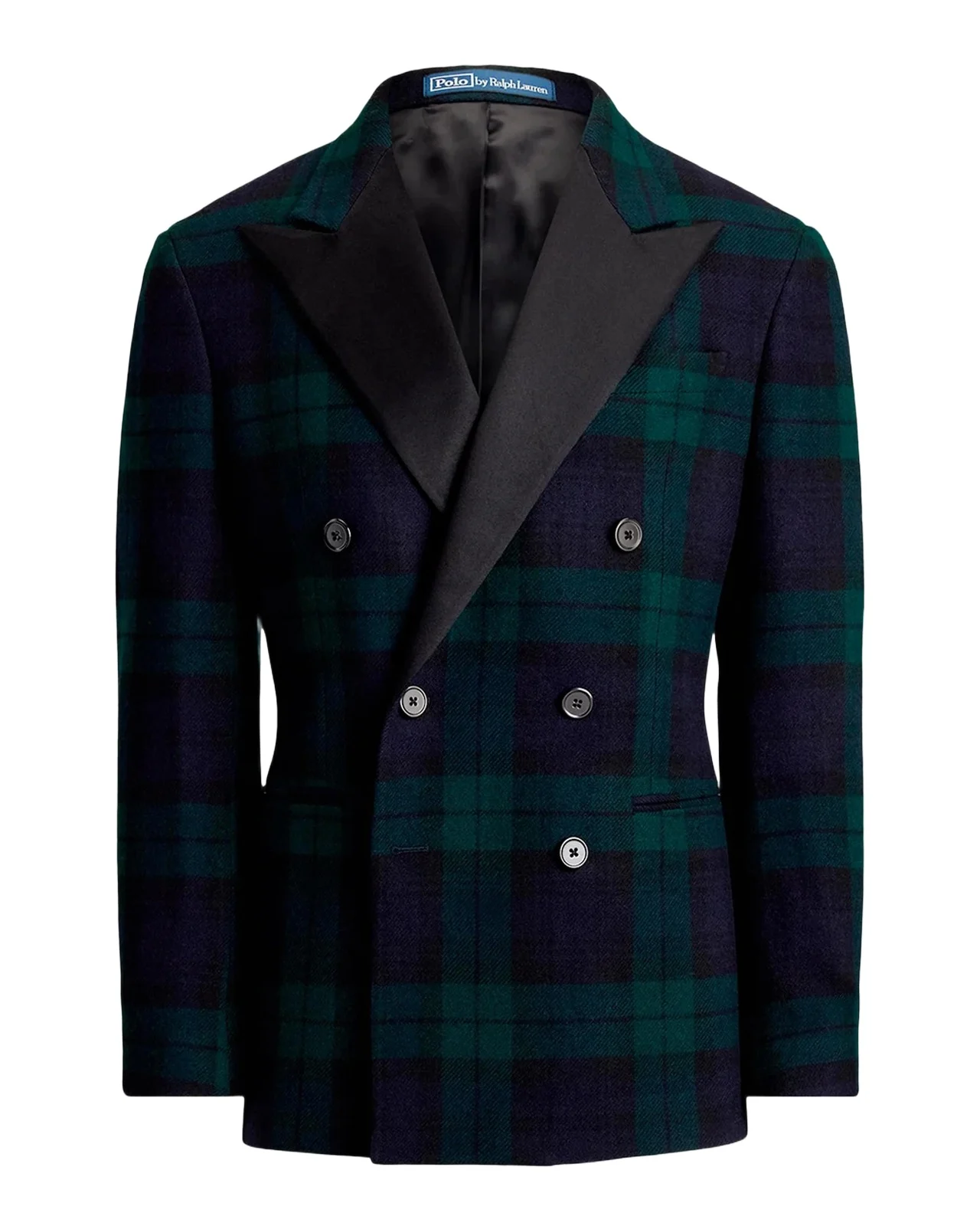 Polo Ralph Lauren Men's Polo Tailored Fit Plaid Tuxedo Jacket