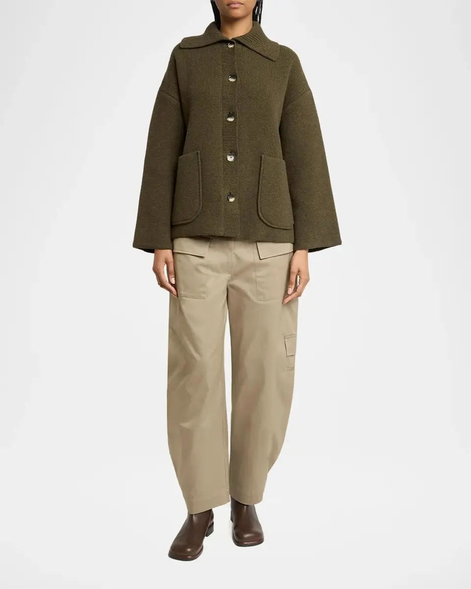 Proenza Schouler White Label Nelly Merino Wool Jacket | Thumbnail 2 Proenza Schouler White Label Nelly Merino Wool Jacket | Thumbnail 2