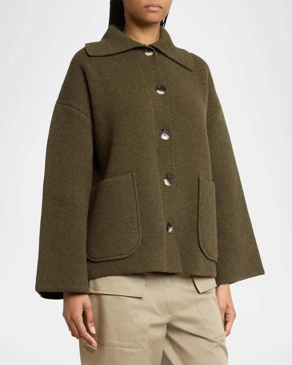 Proenza Schouler White Label Nelly Merino Wool Jacket | Thumbnail 4 Proenza Schouler White Label Nelly Merino Wool Jacket | Thumbnail 4