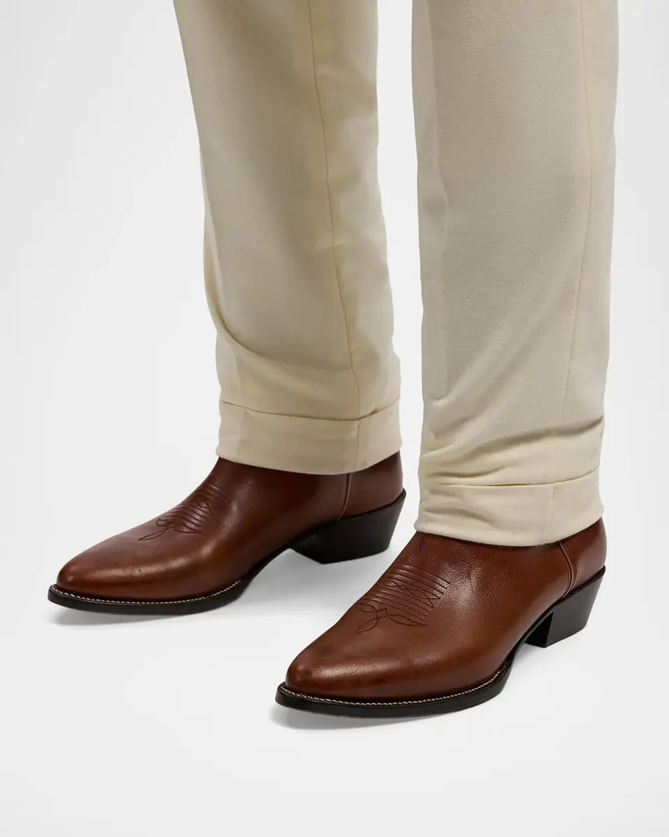 Ralph Lauren Purple Label Men's Leather Western Boots | Thumbnail 2 Ralph Lauren Purple Label Men's Leather Western Boots | Thumbnail 2