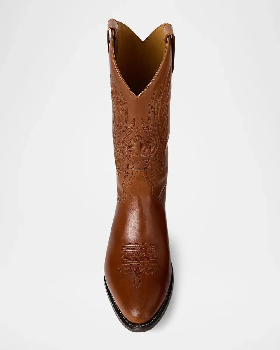 Ralph Lauren Purple Label Men's Leather Western Boots | Thumbnail 5 Ralph Lauren Purple Label Men's Leather Western Boots | Thumbnail 5