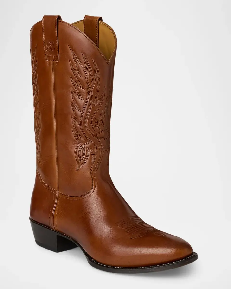 Ralph Lauren Purple Label Men's Leather Western Boots | Thumbnail 6 Ralph Lauren Purple Label Men's Leather Western Boots | Thumbnail 6