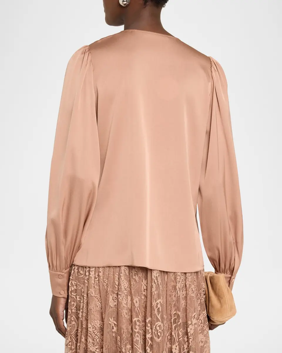 Kobi Halperin Maren Stretch-Silk Blouse | Thumbnail 3 Kobi Halperin Maren Stretch-Silk Blouse | Thumbnail 3