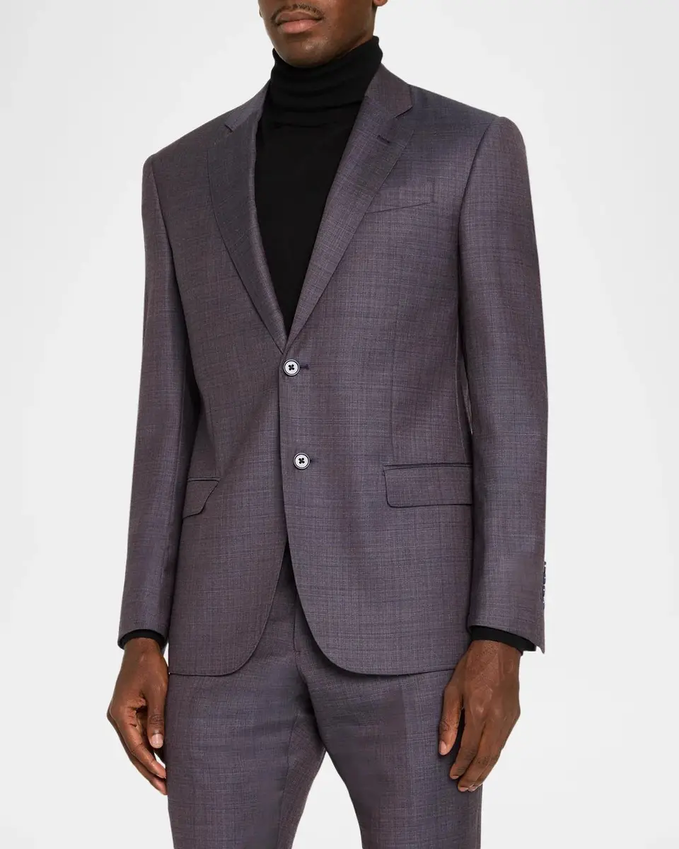 Emporio Armani Men's Notch Lapel Blazer | Thumbnail 4 Emporio Armani Men's Notch Lapel Blazer | Thumbnail 4