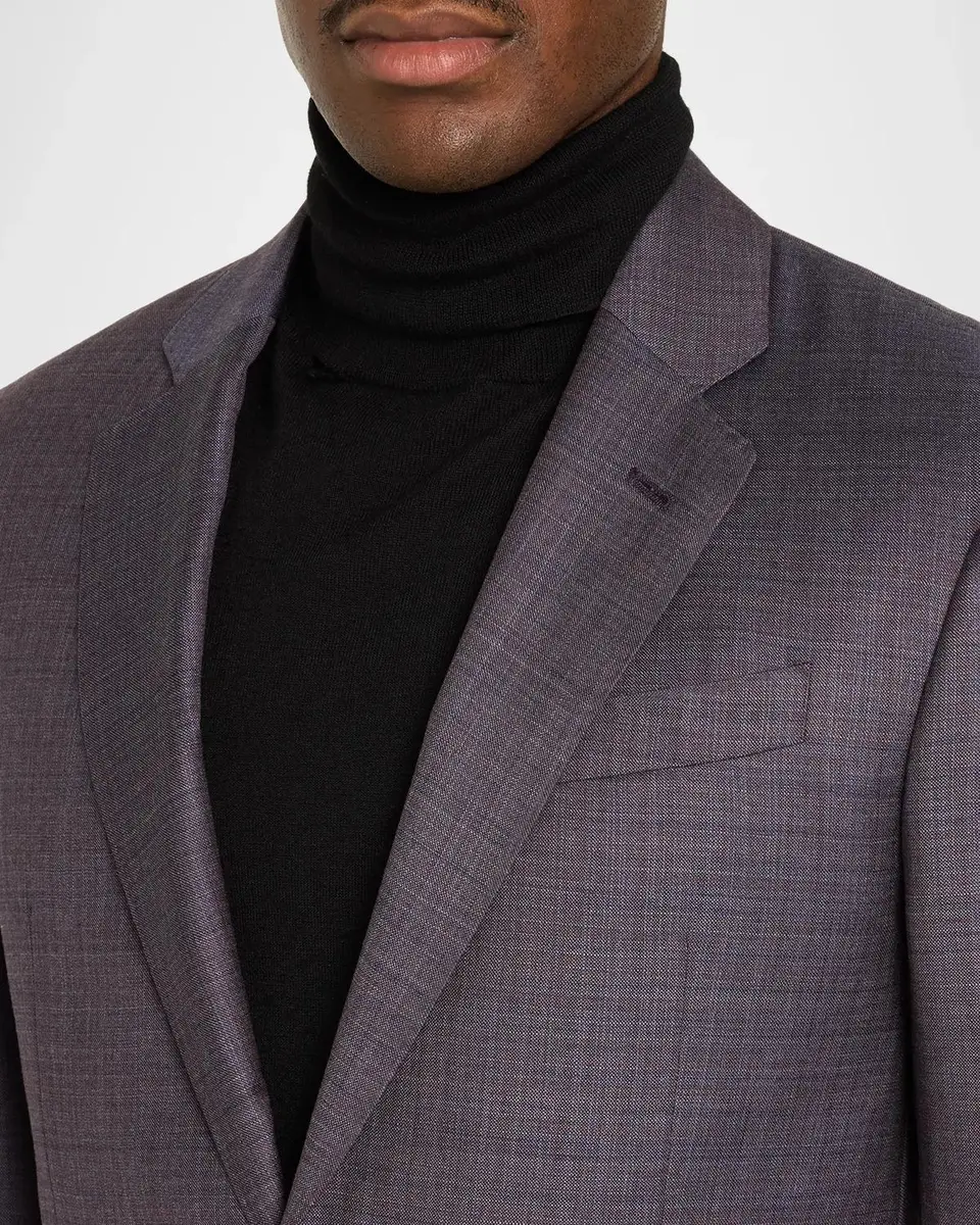 Emporio Armani Men's Notch Lapel Blazer | Thumbnail 6 Emporio Armani Men's Notch Lapel Blazer | Thumbnail 6
