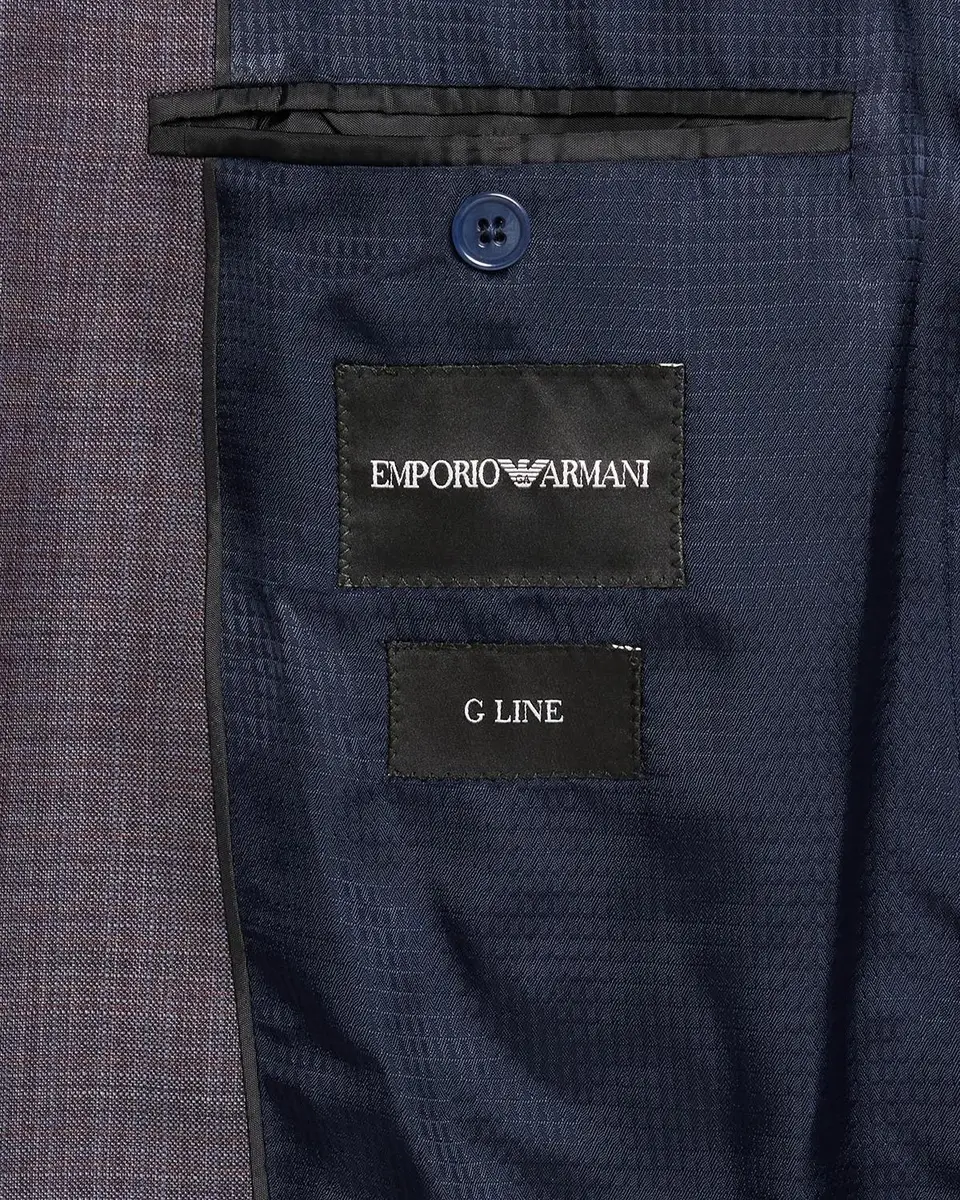 Emporio Armani Men's Notch Lapel Blazer | Thumbnail 7 Emporio Armani Men's Notch Lapel Blazer | Thumbnail 7