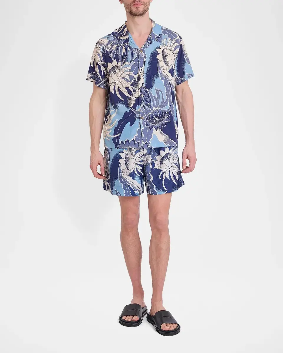 JW Anderson Floral Camp Collar Shirt | Thumbnail 2 JW Anderson Floral Camp Collar Shirt | Thumbnail 2
