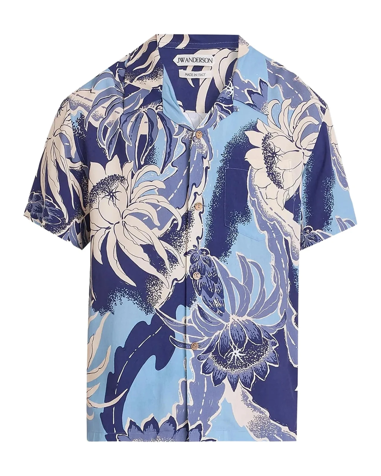 JW Anderson Floral Camp Collar Shirt