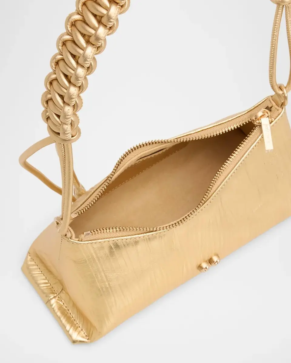 Cult Gaia Osa Metallic Leather Shoulder Bag | Thumbnail 4