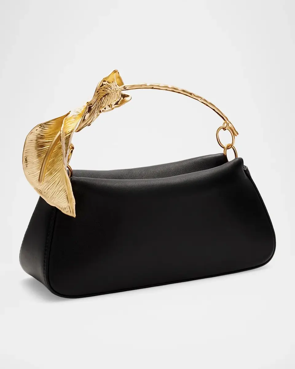Cult Gaia Calla Lily Satin Top-Handle Bag | Thumbnail 2 Cult Gaia Calla Lily Satin Top-Handle Bag | Thumbnail 2