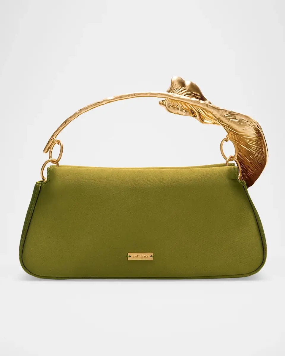 Cult Gaia Calla Lily Satin Top-Handle Bag | Thumbnail 9 Cult Gaia Calla Lily Satin Top-Handle Bag | Thumbnail 9
