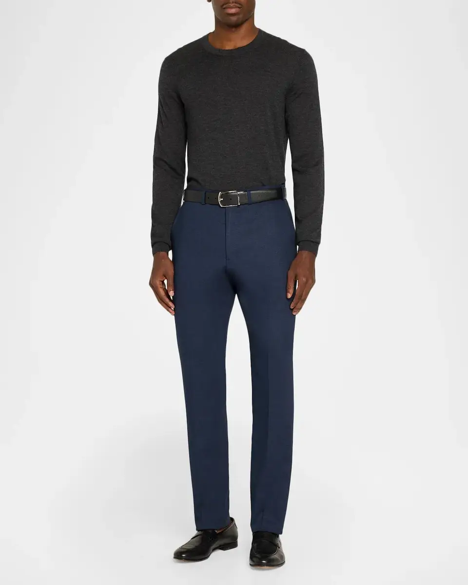 Emporio Armani Men's Virgin Wool-Blend Pants | Thumbnail 2 Emporio Armani Men's Virgin Wool-Blend Pants | Thumbnail 2