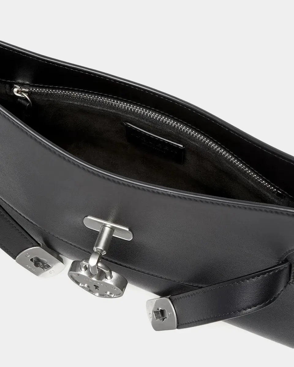 Alexander McQueen Locke Mini Leather Shoulder Bag | Thumbnail 2 Alexander McQueen Locke Mini Leather Shoulder Bag | Thumbnail 2