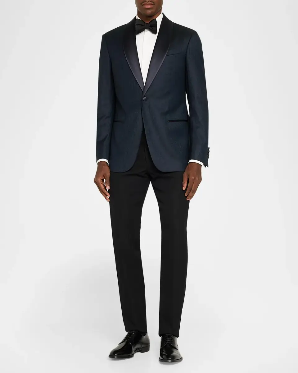 Emporio Armani Men's Virgin Wool Blazer | Thumbnail 2 Emporio Armani Men's Virgin Wool Blazer | Thumbnail 2