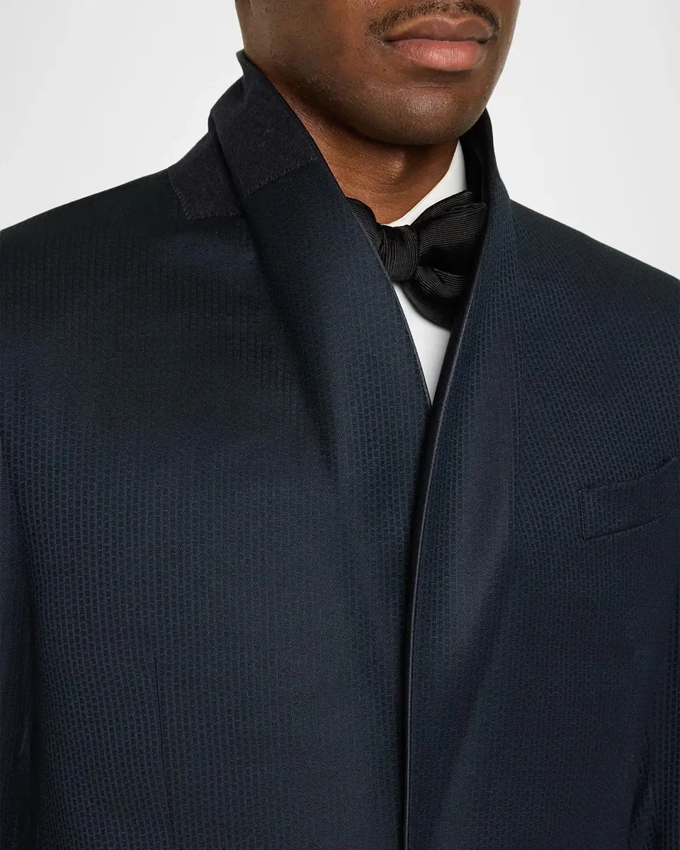 Emporio Armani Men's Virgin Wool Blazer | Thumbnail 7 Emporio Armani Men's Virgin Wool Blazer | Thumbnail 7