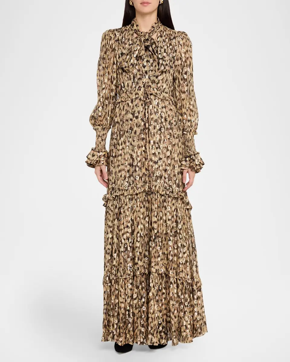 Kobi Halperin Dana Animal-Print Maxi Dress | Thumbnail 2 Kobi Halperin Dana Animal-Print Maxi Dress | Thumbnail 2