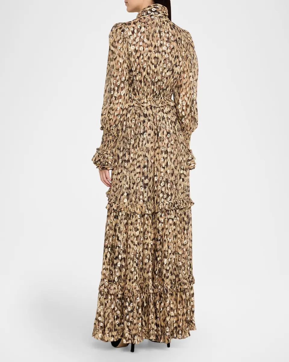 Kobi Halperin Dana Animal-Print Maxi Dress | Thumbnail 3 Kobi Halperin Dana Animal-Print Maxi Dress | Thumbnail 3