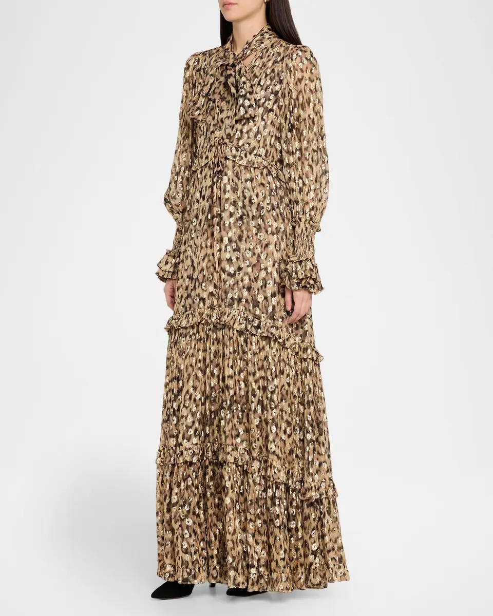 Kobi Halperin Dana Animal-Print Maxi Dress | Thumbnail 4 Kobi Halperin Dana Animal-Print Maxi Dress | Thumbnail 4