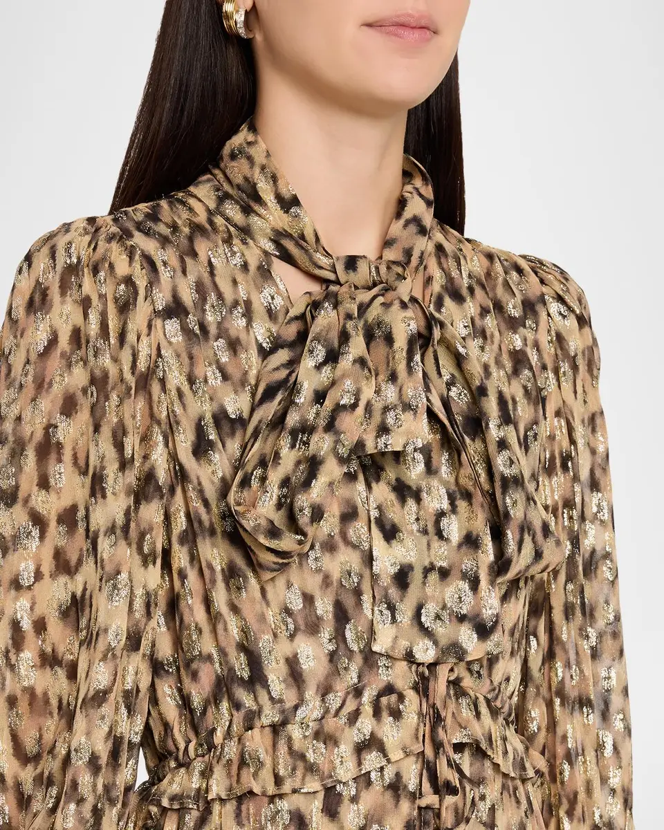 Kobi Halperin Dana Animal-Print Maxi Dress | Thumbnail 5 Kobi Halperin Dana Animal-Print Maxi Dress | Thumbnail 5