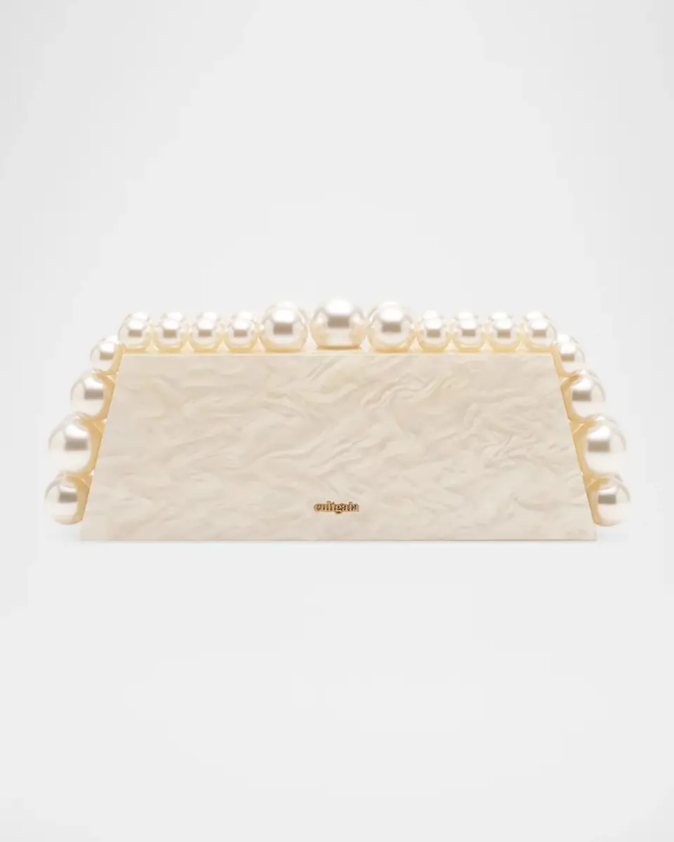 Cult Gaia Eos Lungo Pearlized Acrylic Clutch Bag | Thumbnail 6 Cult Gaia Eos Lungo Pearlized Acrylic Clutch Bag | Thumbnail 6