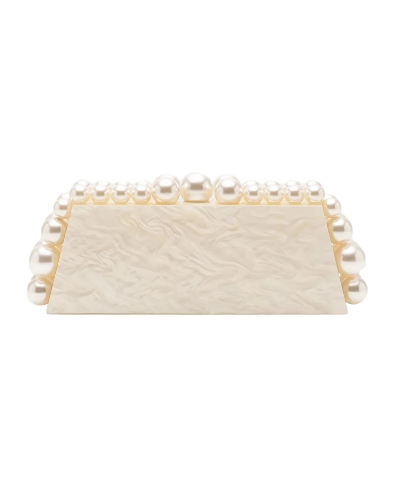 Eos Lungo Pearlized Acrylic Clutch Bag Eos Lungo Pearlized Acrylic Clutch Bag