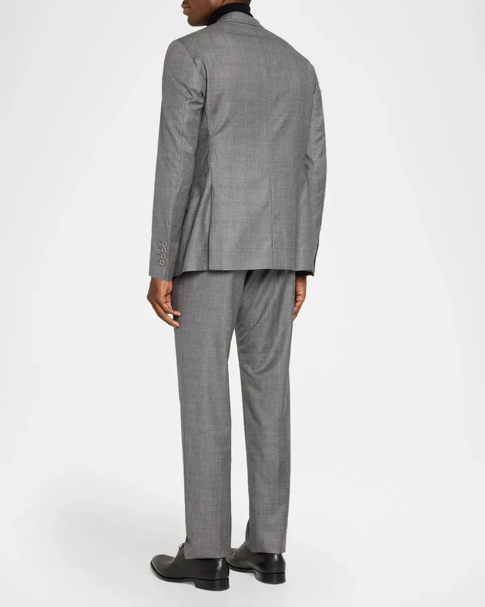 Emporio Armani Men's Checked Suit | Thumbnail 3 Emporio Armani Men's Checked Suit | Thumbnail 3