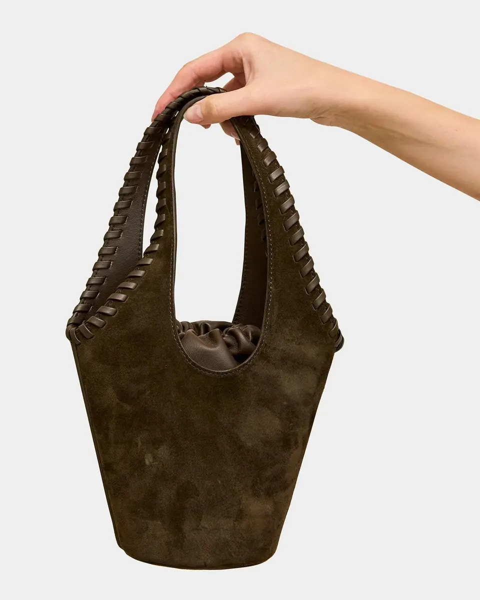 Cult Gaia Nova Suede Drawstring Top-Handle Bag | Thumbnail 5 Cult Gaia Nova Suede Drawstring Top-Handle Bag | Thumbnail 5