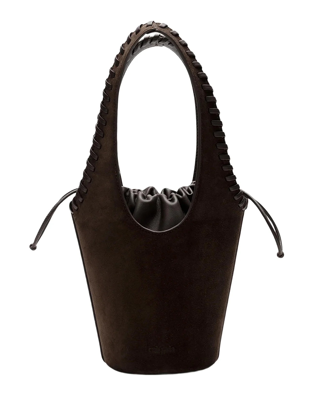Nova Suede Drawstring Top-Handle Bag Nova Suede Drawstring Top-Handle Bag