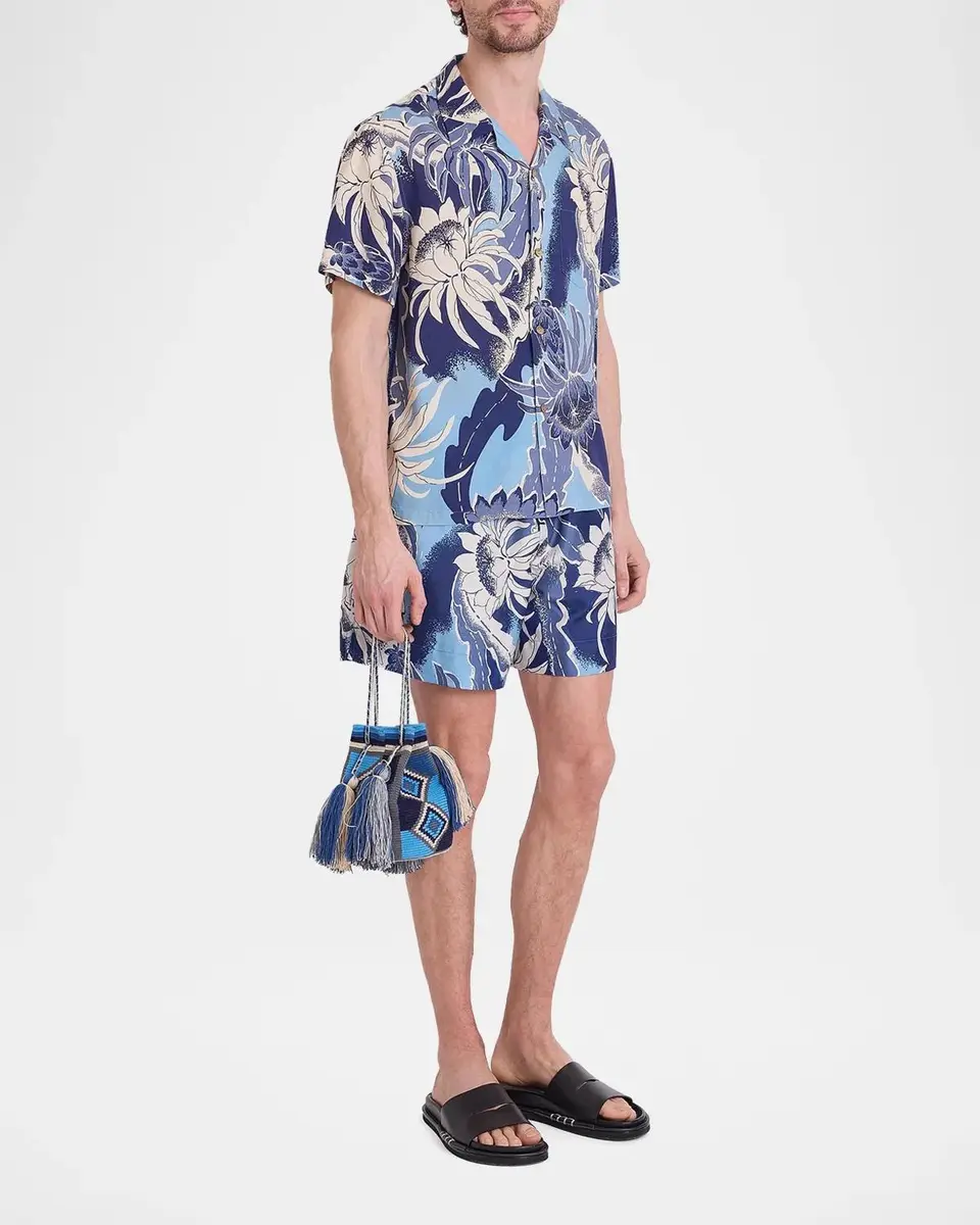 JW Anderson Hawaiian Print Swim Shorts | Thumbnail 2 JW Anderson Hawaiian Print Swim Shorts | Thumbnail 2