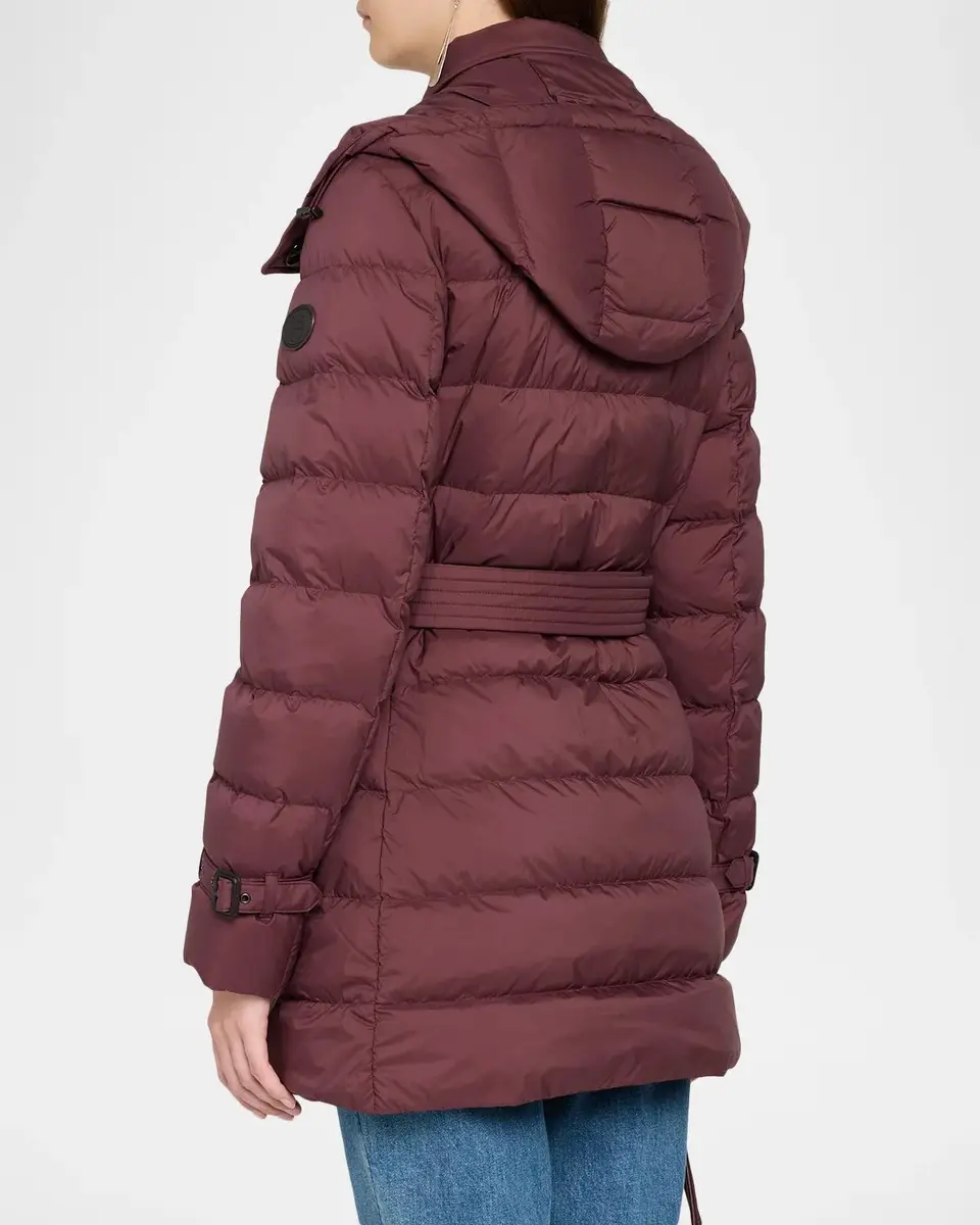 Burberry Audley Mid-Length Nylon Puffer Coat | Thumbnail 3 Burberry Audley Mid-Length Nylon Puffer Coat | Thumbnail 3
