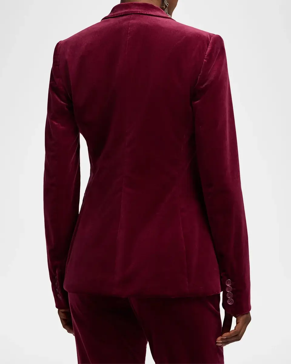 Ralph Lauren Collection Parker Stretch Velvet Jacket | Thumbnail 3