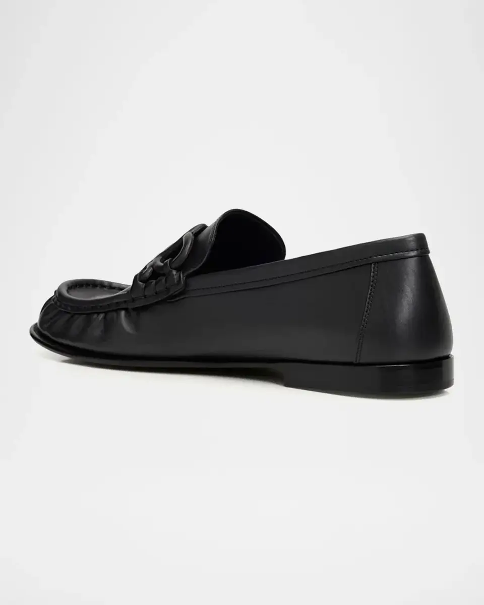 Loewe Double L Leather Loafers | Thumbnail 2 Loewe Double L Leather Loafers | Thumbnail 2