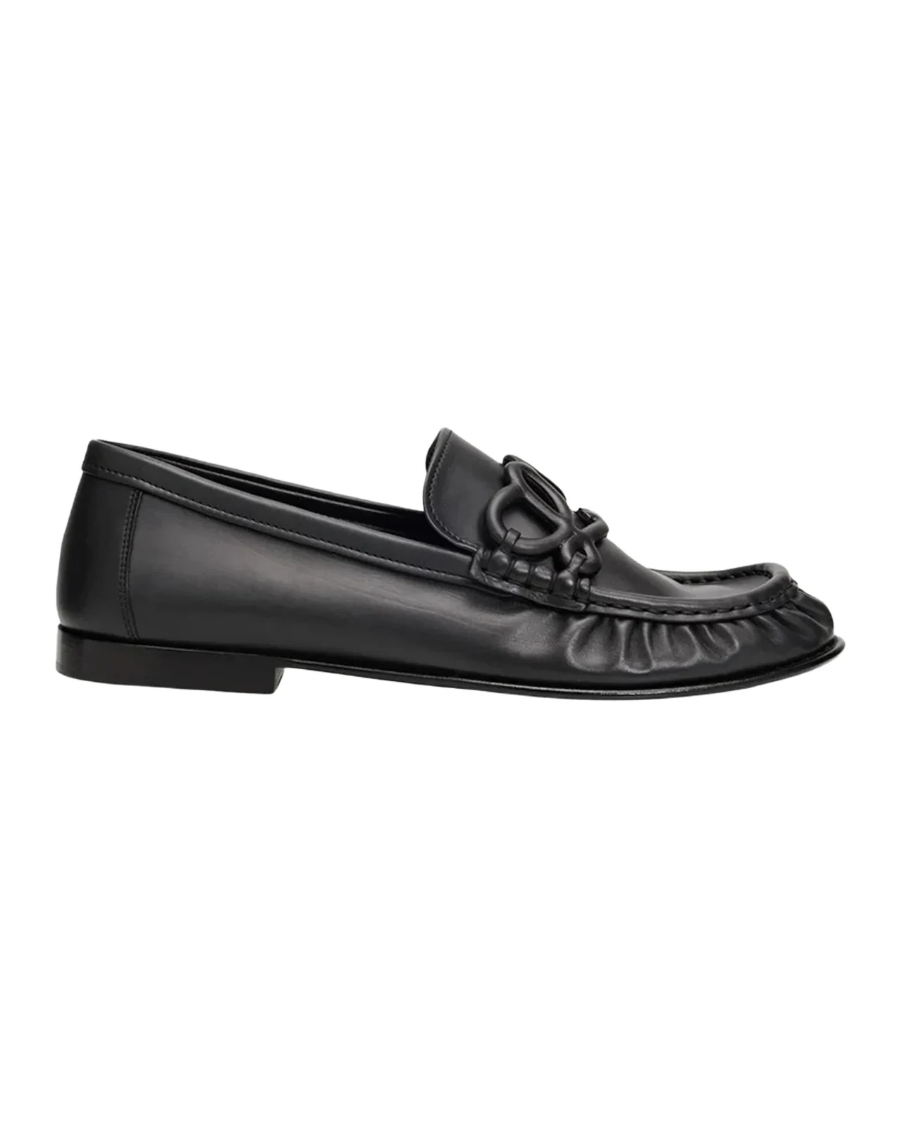 Double L Leather Loafers