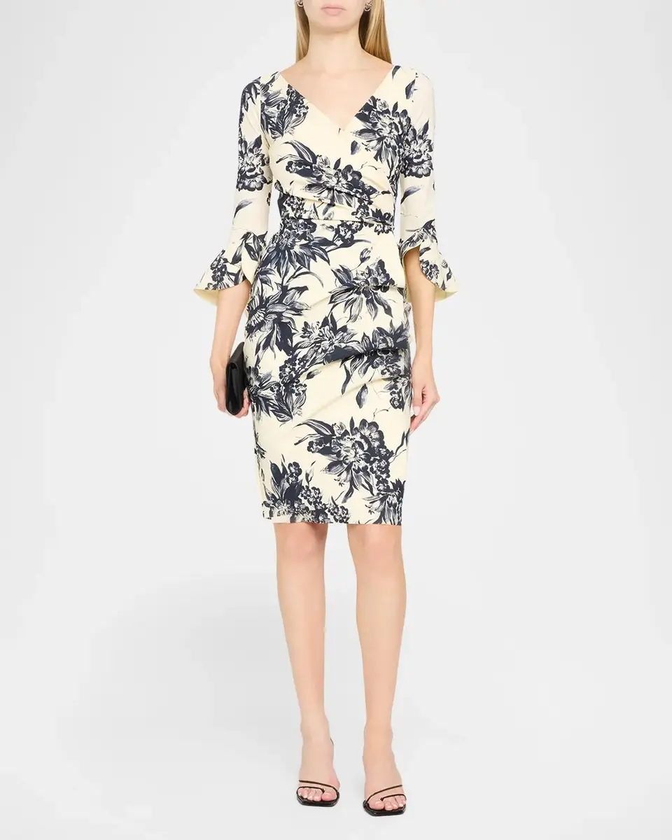 Chiara Boni La Petite Robe Triana Bodycon Floral-Print Dress | Thumbnail 2 Chiara Boni La Petite Robe Triana Bodycon Floral-Print Dress | Thumbnail 2