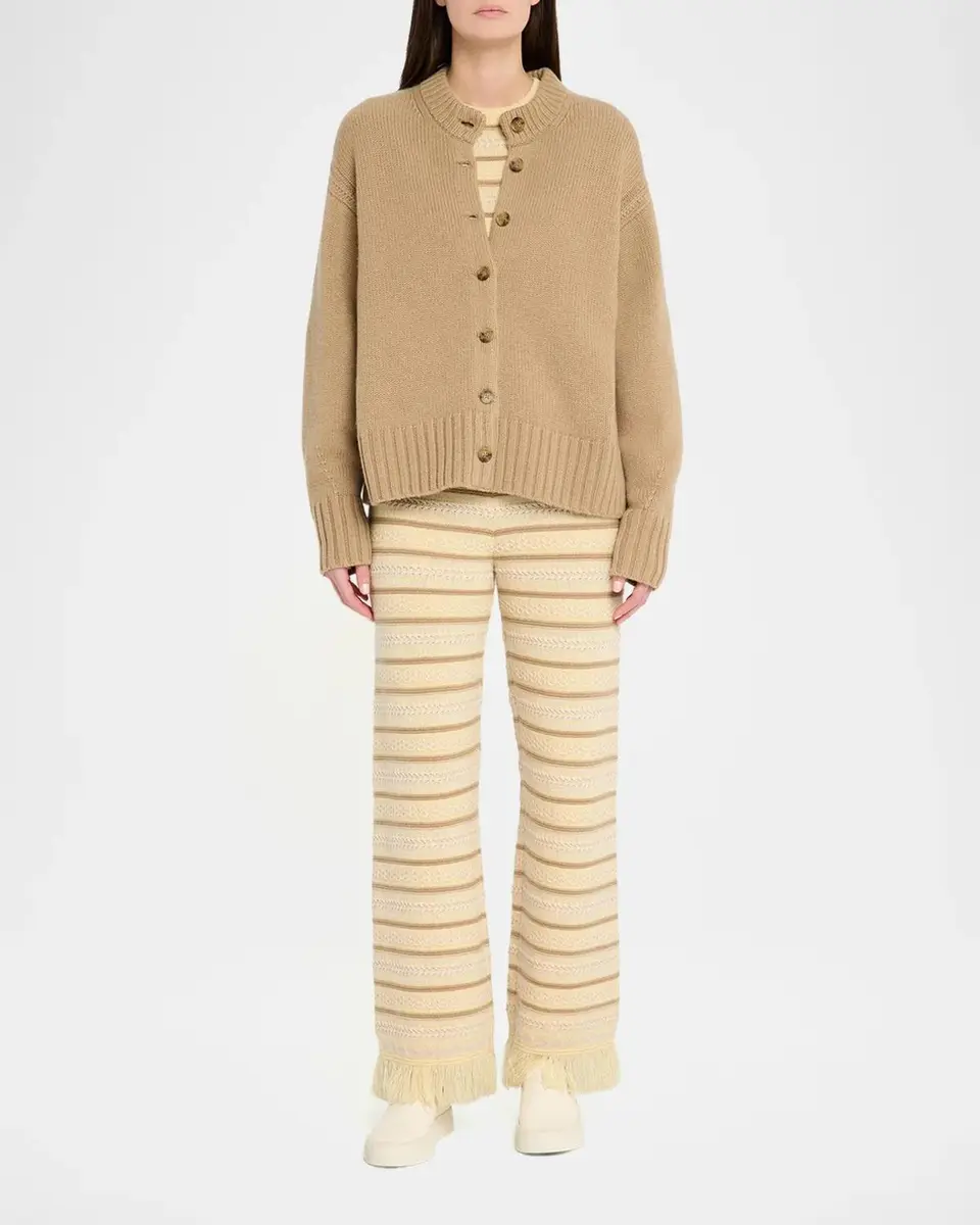 Guest In Residence Cozy Cashmere Crewneck Cardigan | Thumbnail 2 Guest In Residence Cozy Cashmere Crewneck Cardigan | Thumbnail 2