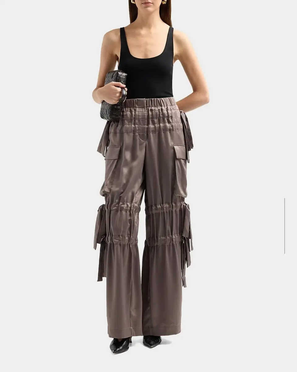 Aknvas Odin Satin Trousers | Thumbnail 2 Aknvas Odin Satin Trousers | Thumbnail 2