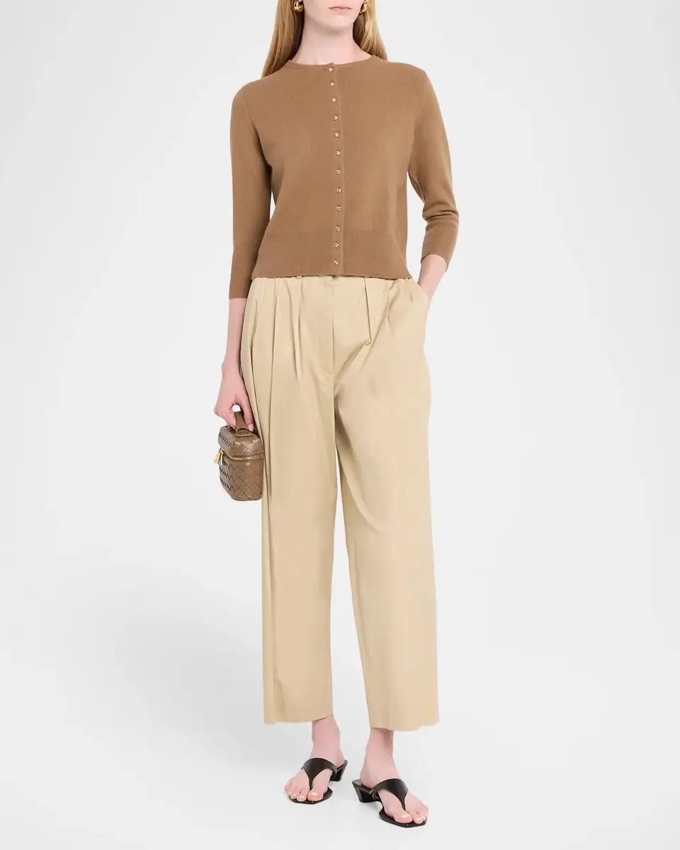Vince Metal Button Wool-Cashmere Cardigan | Thumbnail 2 Vince Metal Button Wool-Cashmere Cardigan | Thumbnail 2