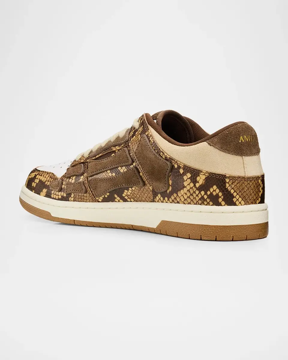 AMIRI Python-Printed Leather Low-Top Sneakers | Thumbnail 2 AMIRI Python-Printed Leather Low-Top Sneakers | Thumbnail 2