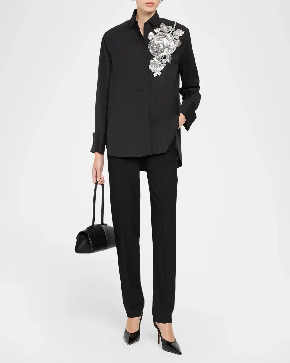Ungaro Vista Floral Beaded Blouse | Thumbnail 2 Ungaro Vista Floral Beaded Blouse | Thumbnail 2
