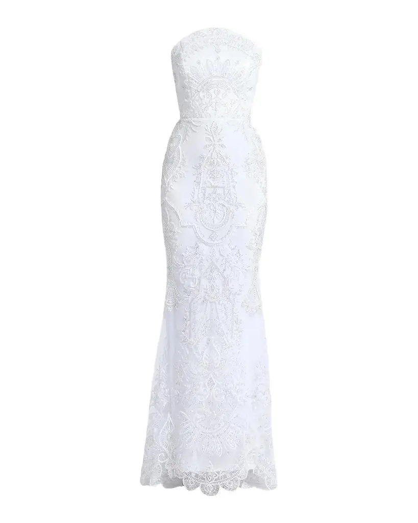 Ithaca Lace Strapless Gown Ithaca Lace Strapless Gown